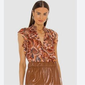 Alc brown blouse brand new NWT has not been worn
